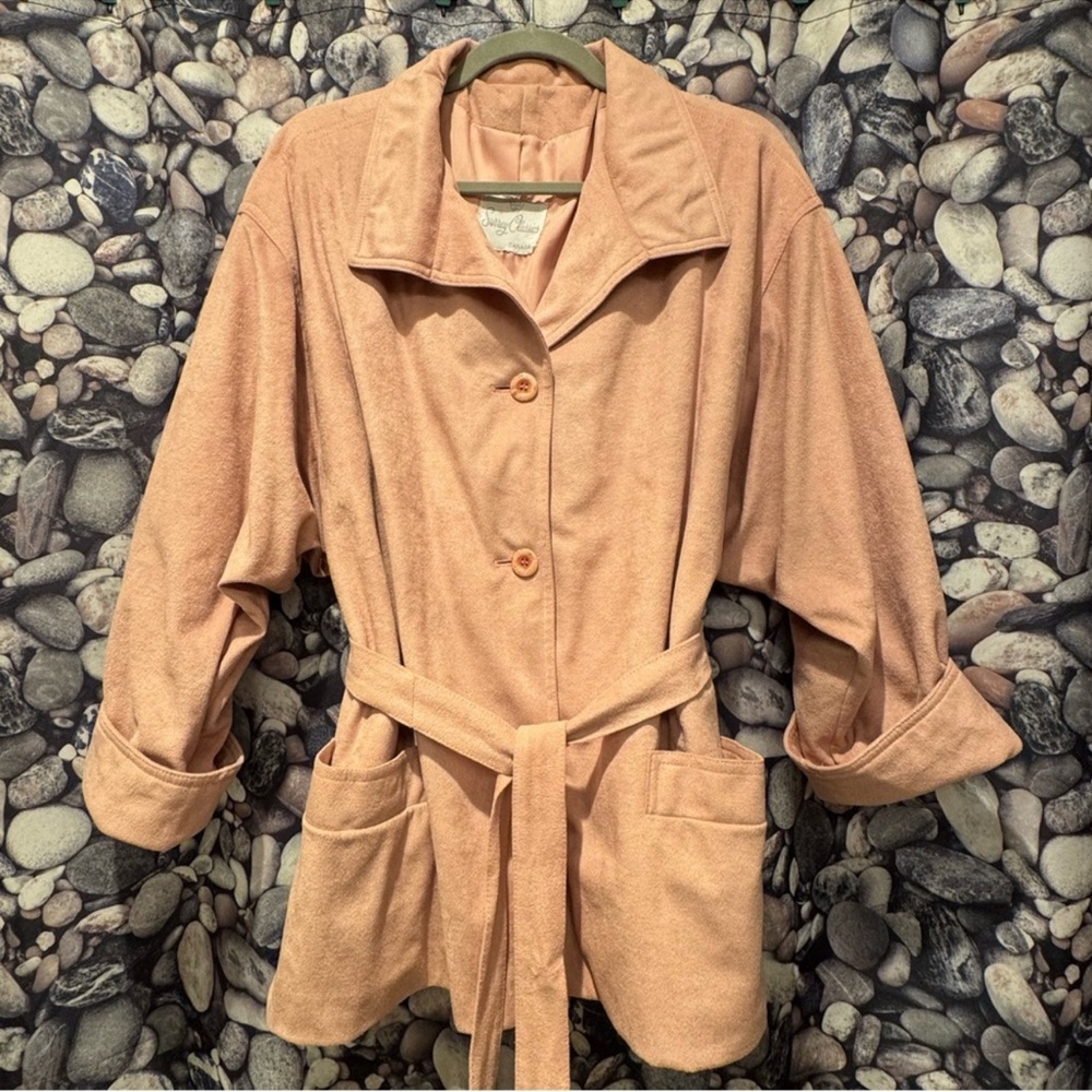 Coat with Belted Waist